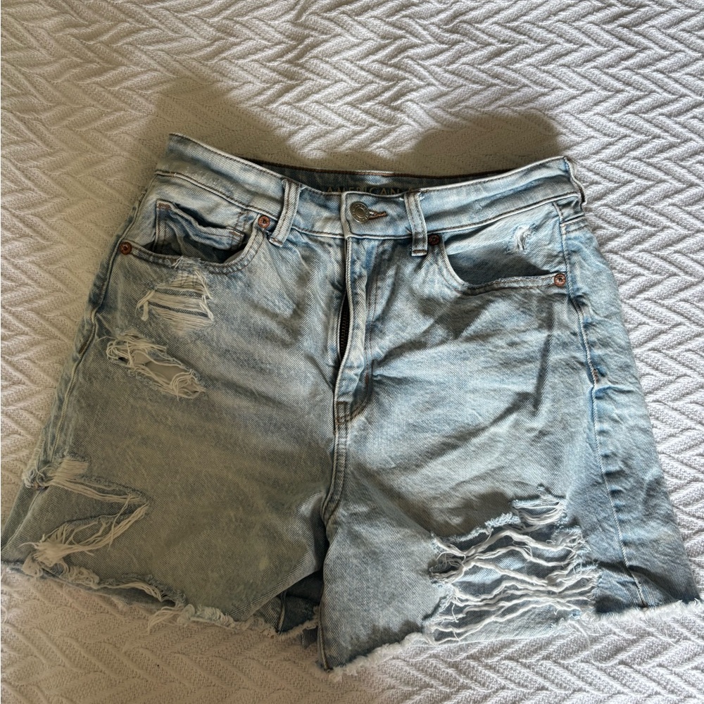 American Eagle Outfitters Light Blue Jean Shorts